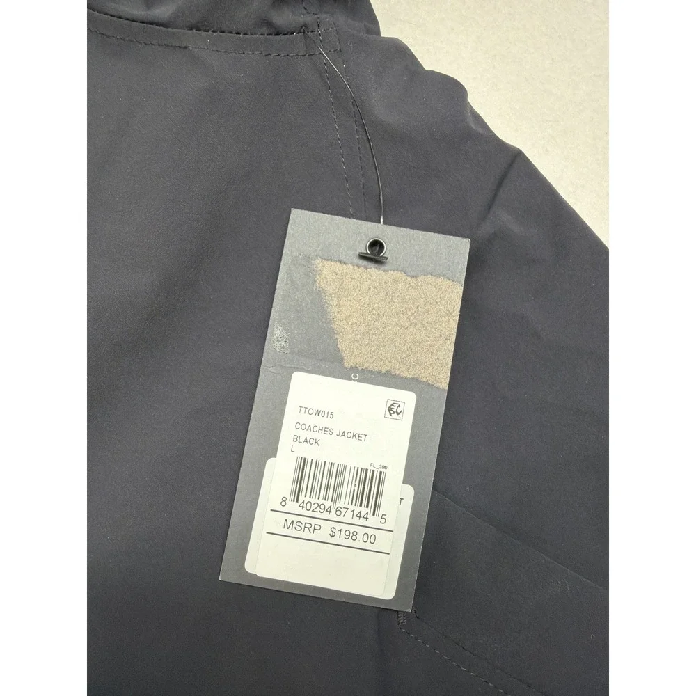 Ten Thousand Men's Concept Insulated Coaches Jacket Black Large NWT $198 Retail